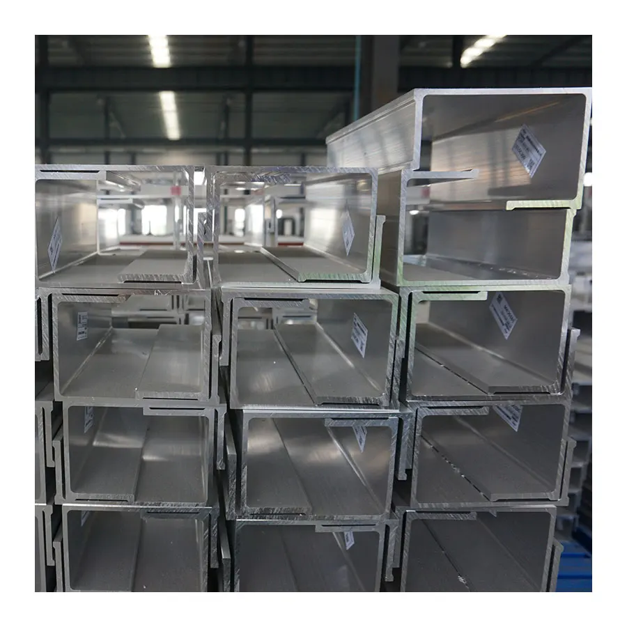 Customized Industrial 6060-T6 Aluminum Beam Extrusion Aluminum Profile For Construction