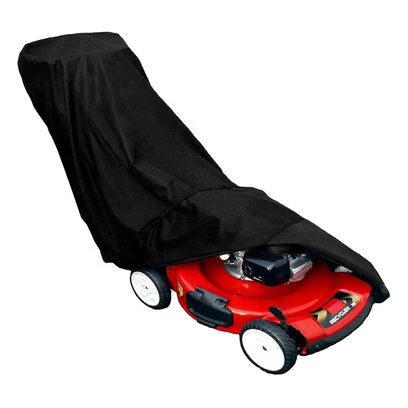 Hot selling Anti-ultraviolet And Dustproof Drawstring Oxford Outdoor Mower Cover Storage Bag waterproof