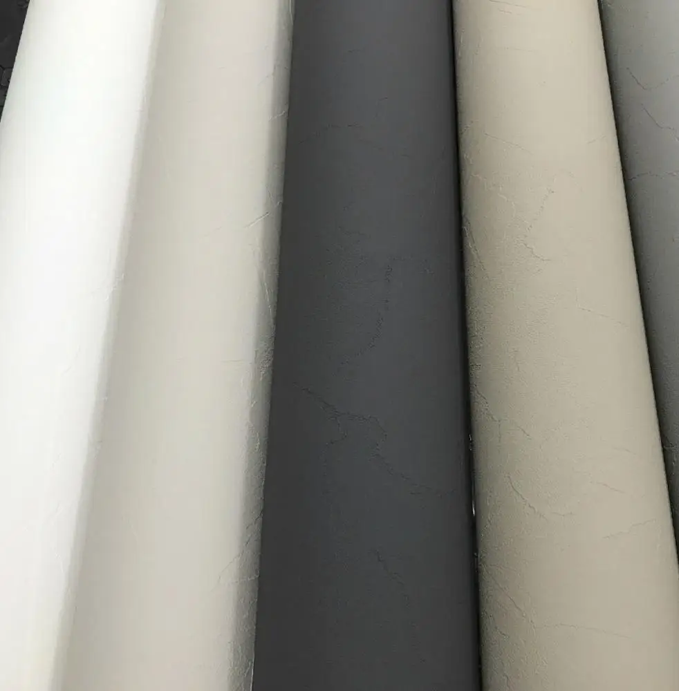 
Cement Grain New Emboss Solid Colors PVC Membrane Film for Indoor Decorative 