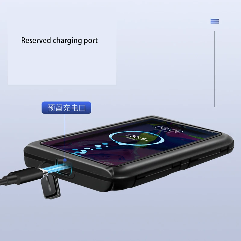 360 Degree Magnetic Portable Easy Install Waterproof Phone Mount Stand Case Bike Phone Holder For Bike Motorcycle Scooter