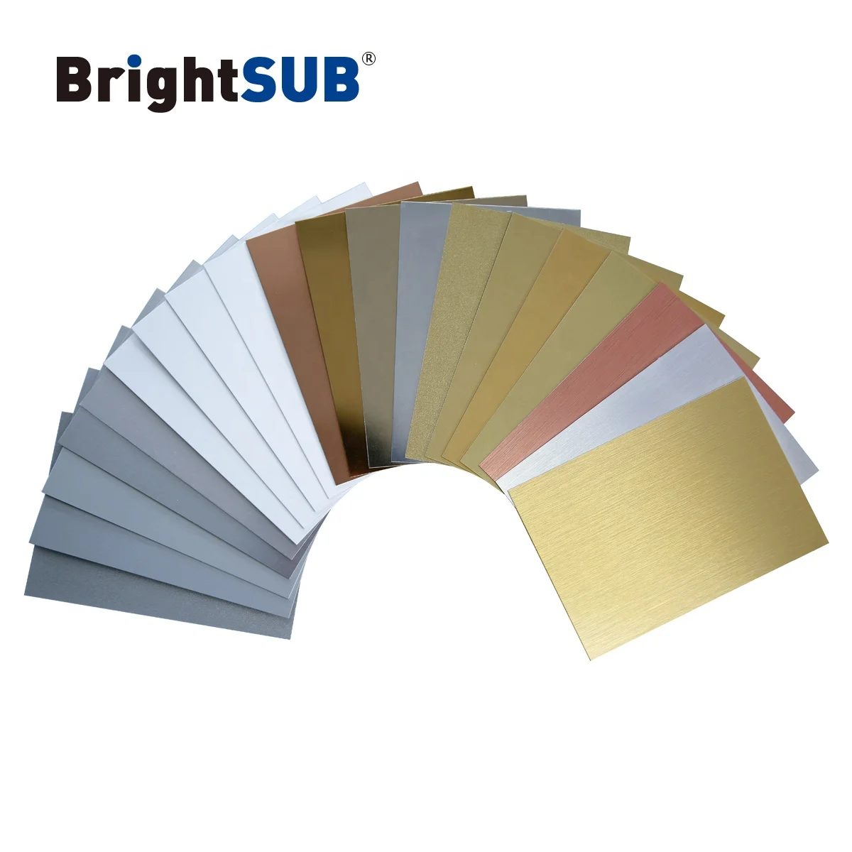 SCX-SA101D Sublimation Aluminum sheet Brightsub Sublimation metal sheet heat transfer picture printing coated metal blanks
