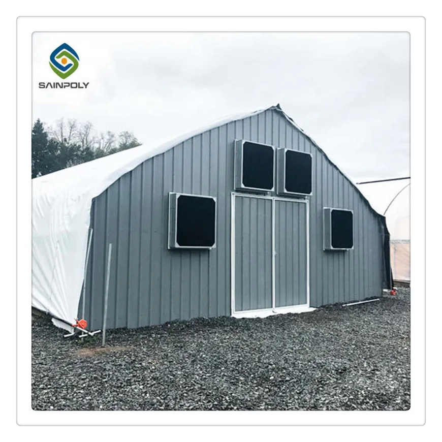 Бюджетный свет лишения плотные теплиц для сельского хозяйства теплицы