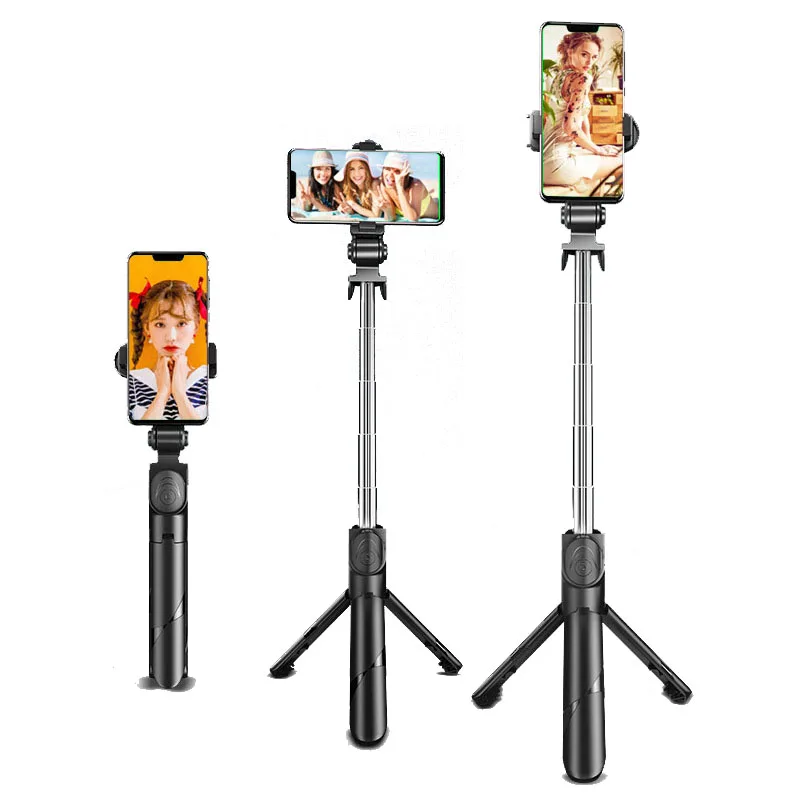 
Extendable Foldable Tripod 360 Degree Rotation Wireless Bluetooth Remote Control Portable Mobile Phone Stand Tripod Selfie Stick 