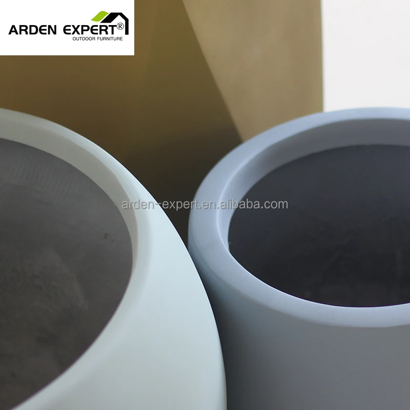 Patio Furnishing Glass Fiber Reinforced Plastics Flowerpots  Mixes Clay Outdoor Garden Planter