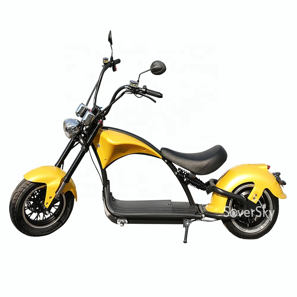 Soversky Мотоцикл Электрический harley citycoco мотоциклы электрические 2000 Вт Чоппер мотоцикл скутер склад в