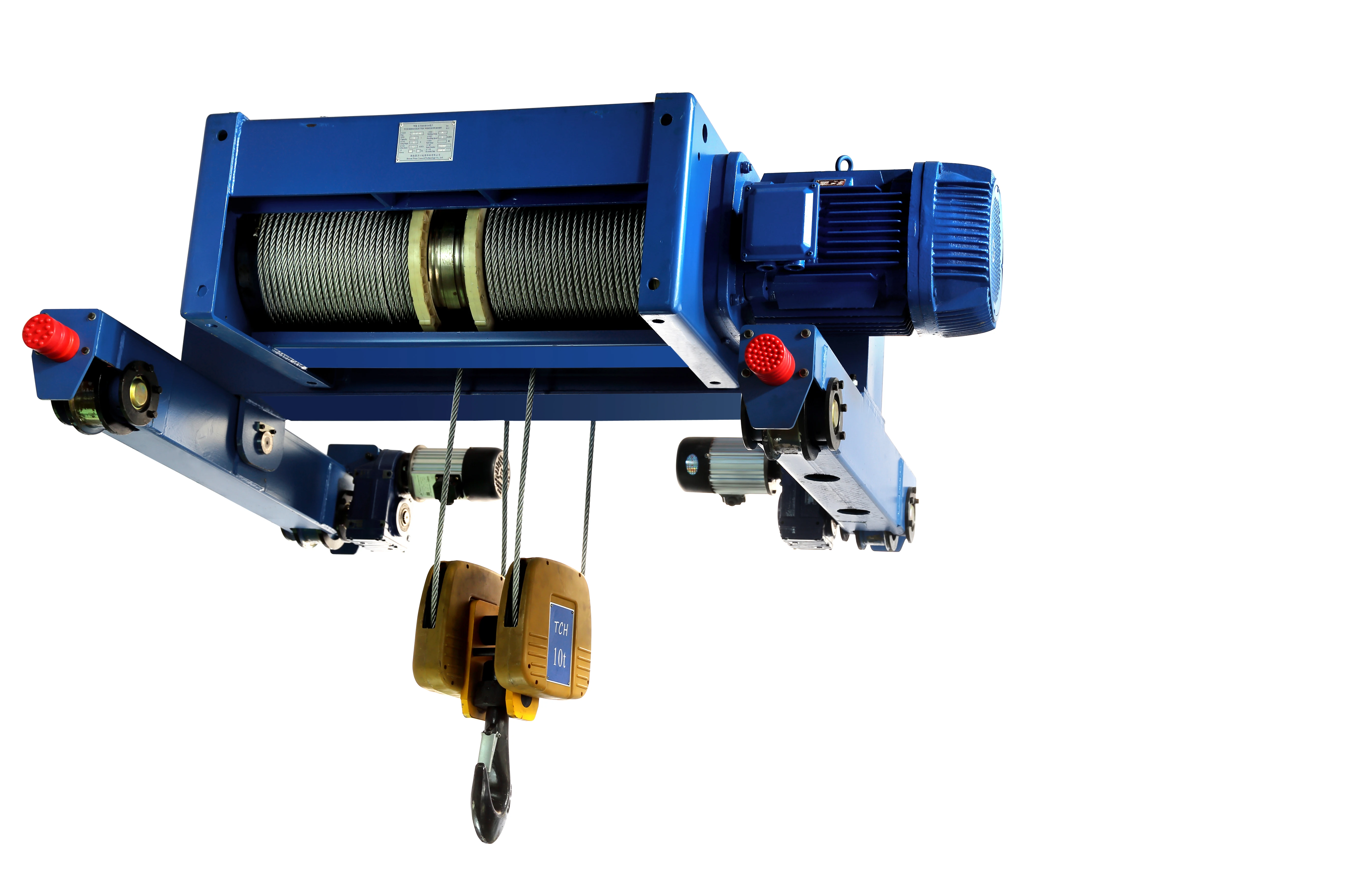 VISION Electric hoist European style wire rope hoist double girder crane hoist