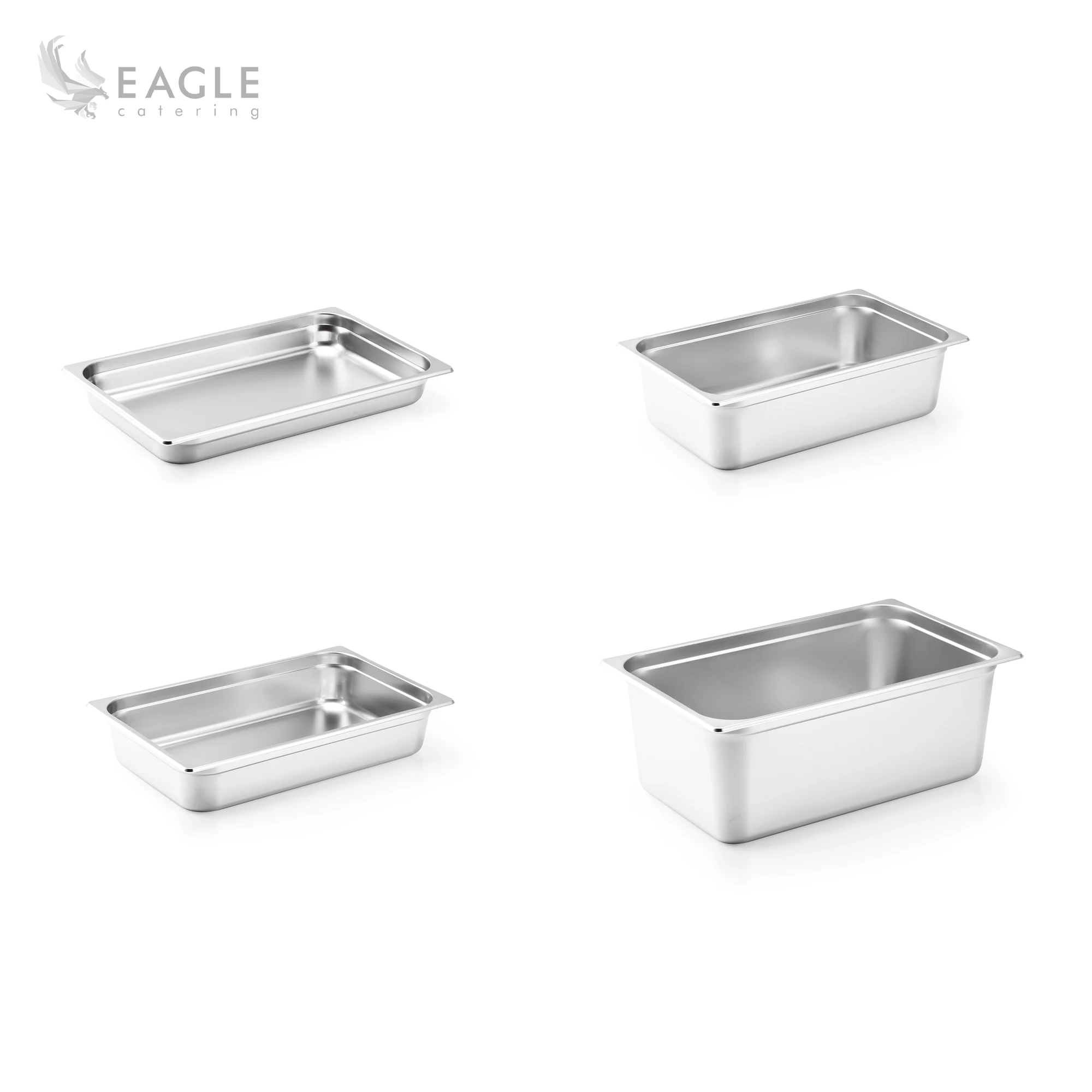 Eagle Kitchenware Stainless Steel GN Container Food Pan Catering Equipment for Hotels and Restaurants