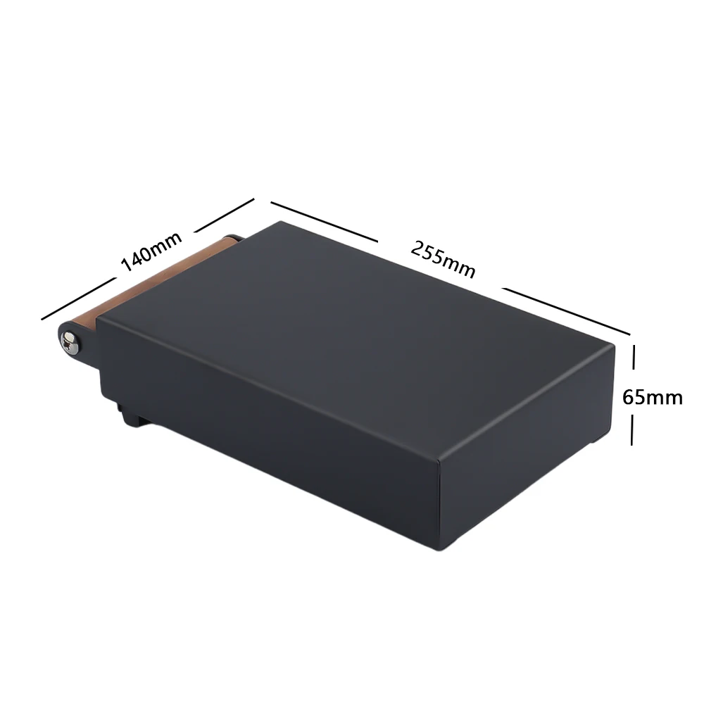 Super Mini Stainless steel Coffee Accessories Barista Knock Box Drawer With Wooden Handle Free Custom Logo