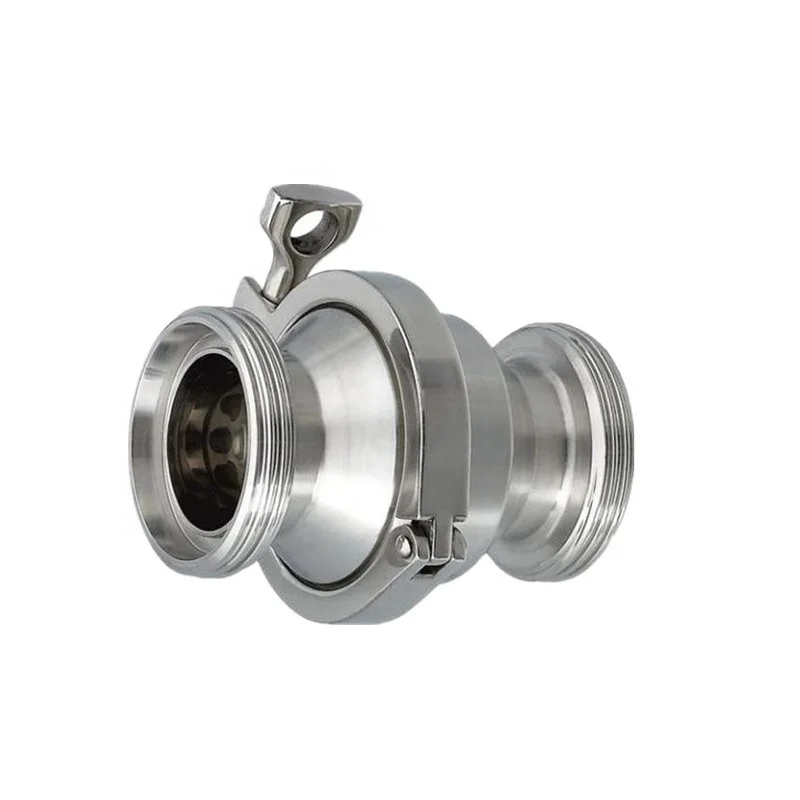 Stainless Steel 304/316L Non Return Thread Sanitary Vertical Spring Check Valve for Pipeline