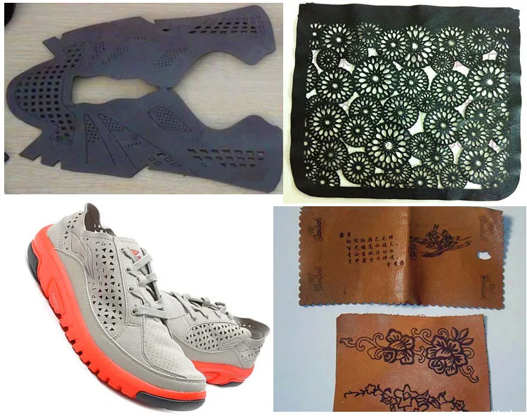 High Performance Mon-metal Shoes Upper 150W CNC Laser Cutting Machine with Double Head