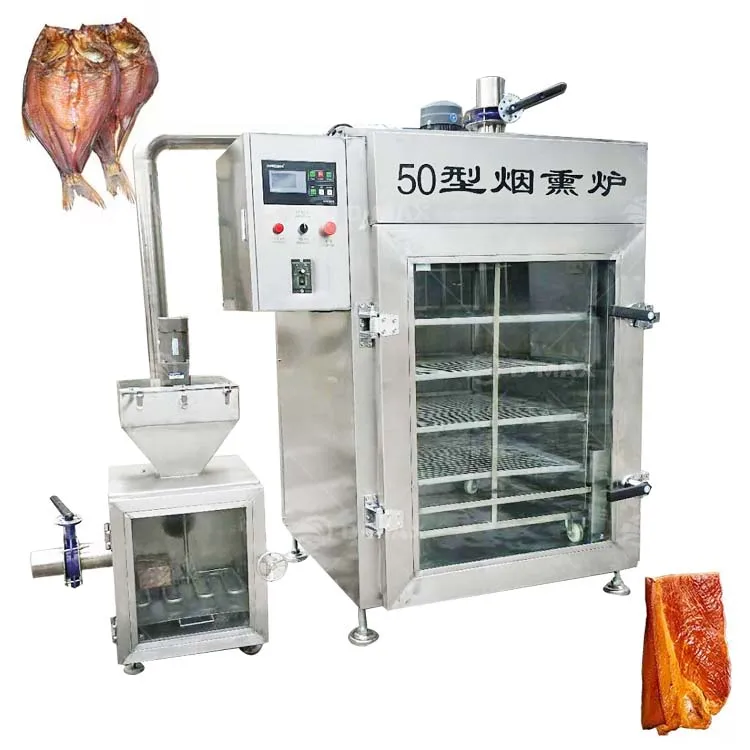Commercial Sausage Processing Smoked Furnace Smoker Oven Meat Smoking Machine Ham Tofu Smokehouse Oven