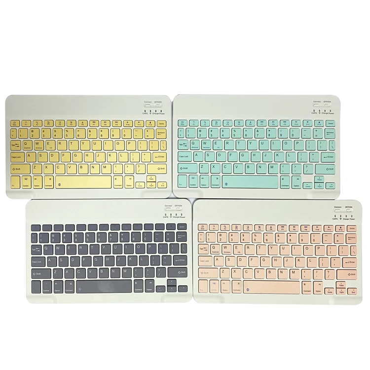 Цветная распродажа, тонкая портативная беспроводная мини-клавиатура для планшета, ПК, смартфона, iPad, клавиатура