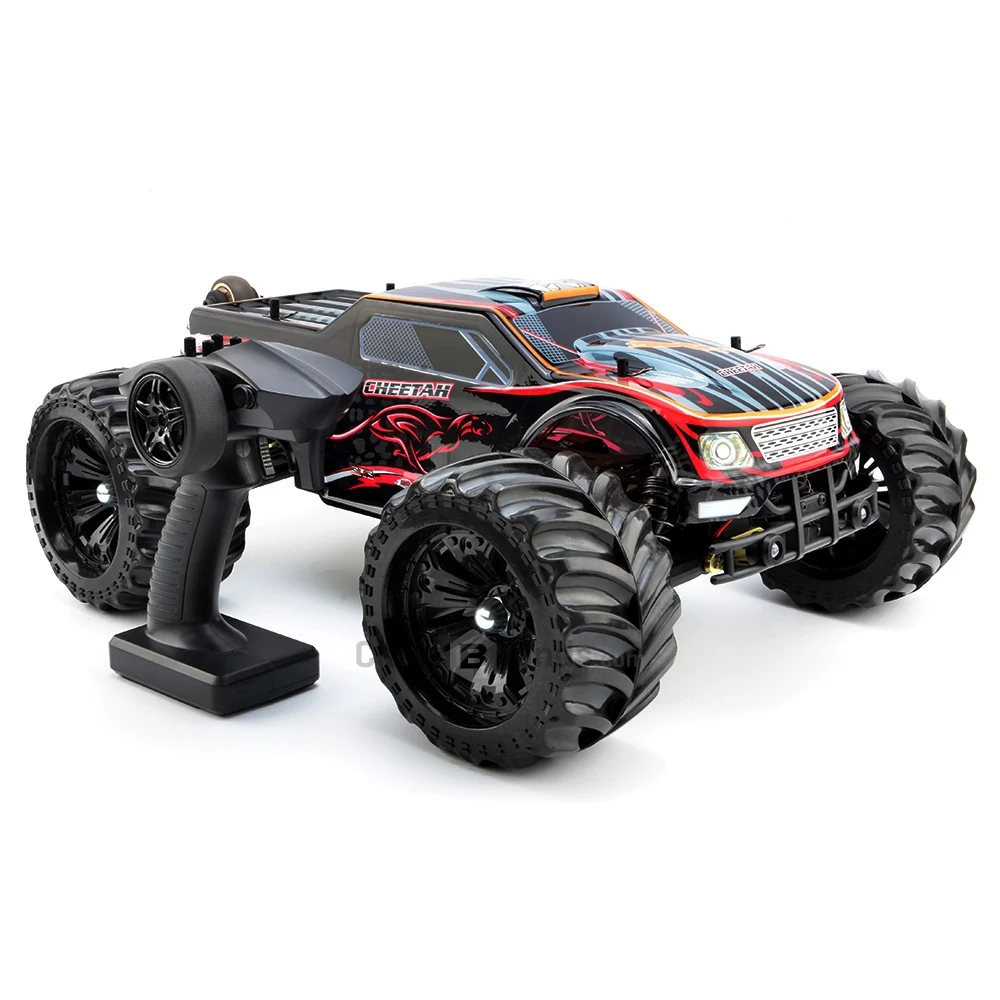21101 11101 Upgrade JLB Racing Cheetah RC Car 1:10 1/10 Brushless 80km/h High Speed Truggy Monster Truck Off-Road Vehicle RTR