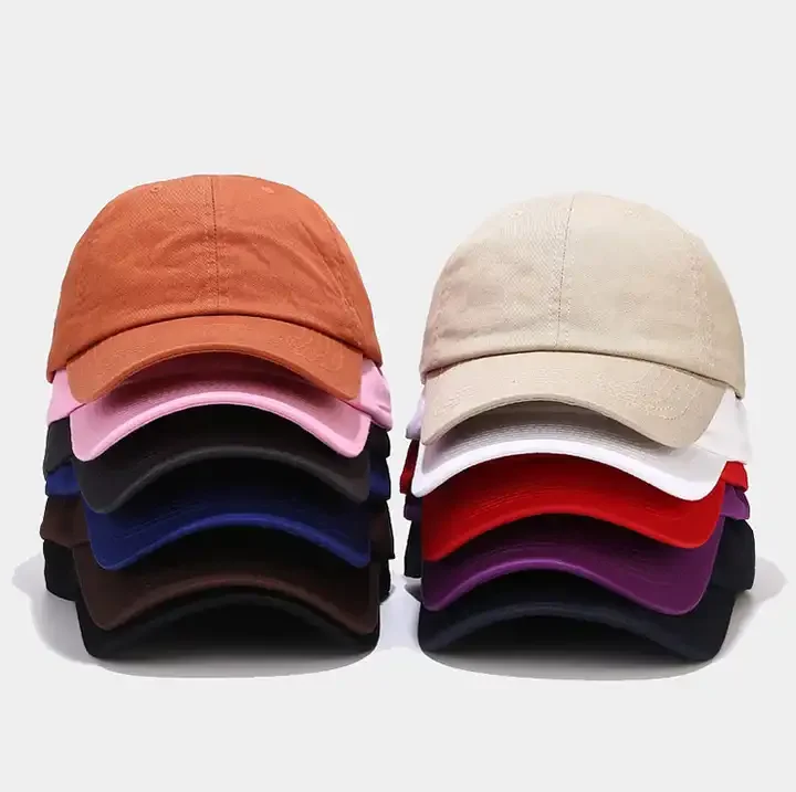 Wholesale customised personalised youth premium solid white black streetwear baseball hat fashionable cotton new york sport cap