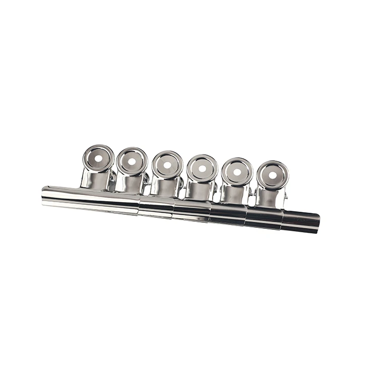 Promotional 90mm Stainless Steel Binder Clip Silver Color Bulldog Clip Letter Paper Ticket Office Clips