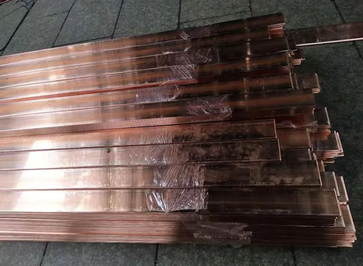 99.9% Pure C11000 Copper Busbar Copper Flat Bar Manufacturer Copper Flat Bar