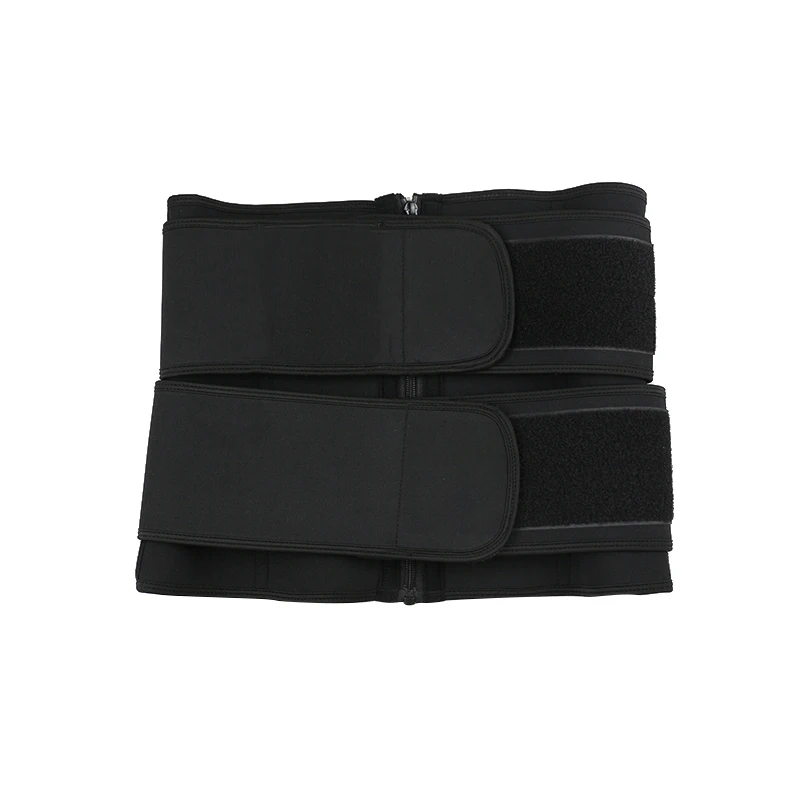 New Pink Elastic Black Body Shaper Belt Best Zipper Fajas Slimming Double Belt Women Wholesale Corsets Latex Waist Trainer