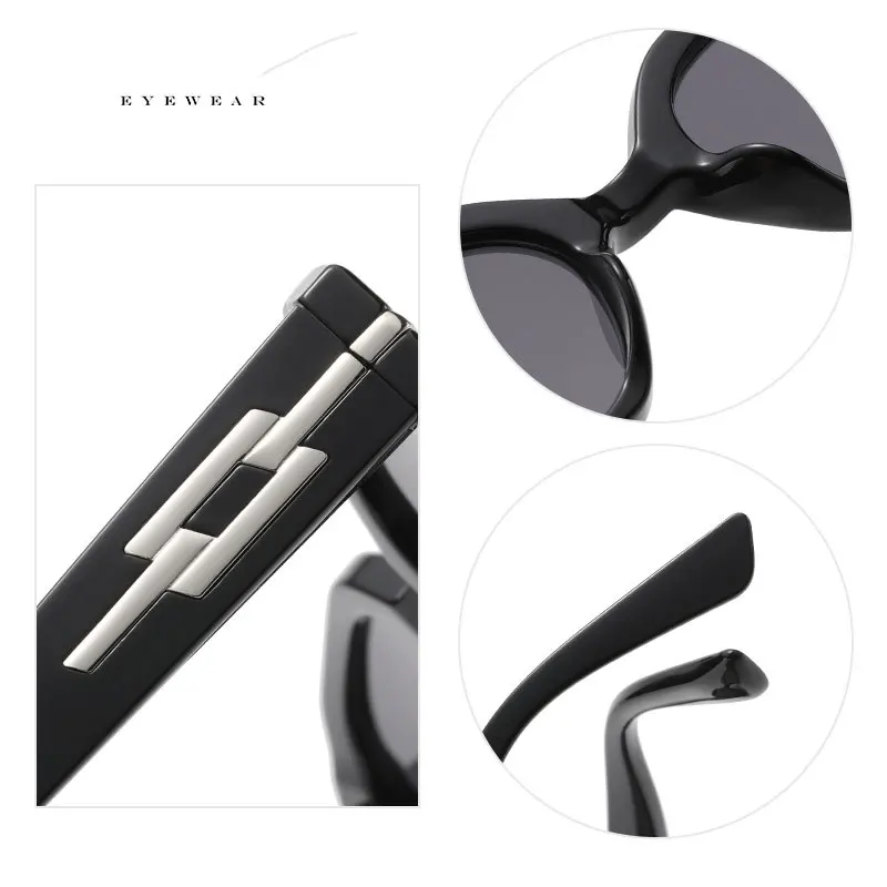 2024 new fashion classic PC frame eyewear cheap customized polarized sunglasses wholesale sunglasses women men.