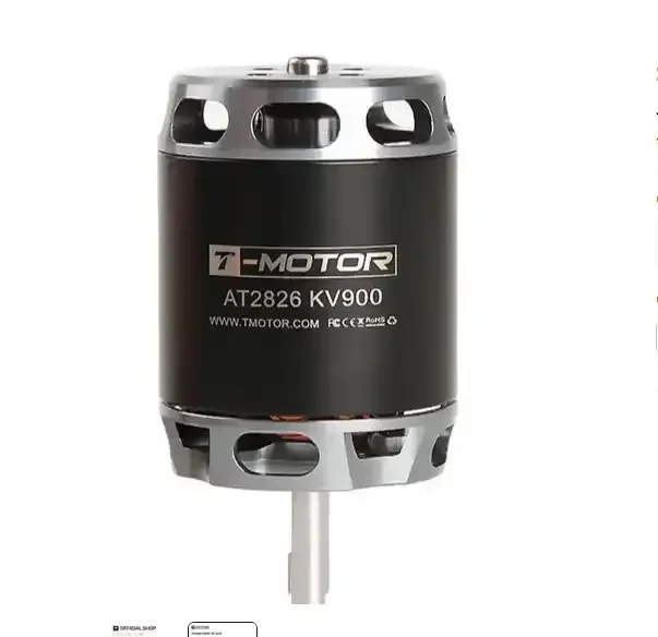 T-MOTOR AT2826 3D F3A Long Shaft Brushless Motor KV900 KV1100 Long Range Drones Fixed Wing UAV Drone Accessories