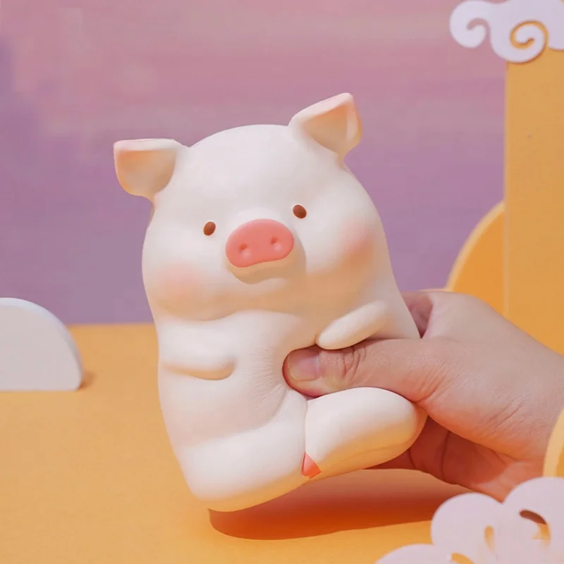 Pink Cartoon Pig Scented PU Slow Rising Animal Customized Squishy toys Stress Ball for Kids