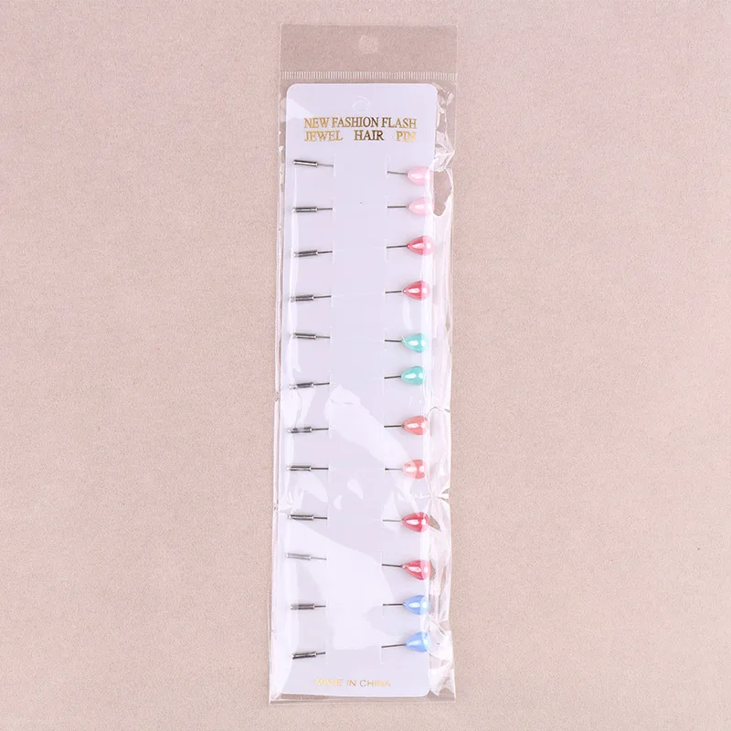 CMX743    Crystal Ball Brooch Muslim Hijab Scarf Pins Safety Clip Wedding Pin For Women Scarf Accessories