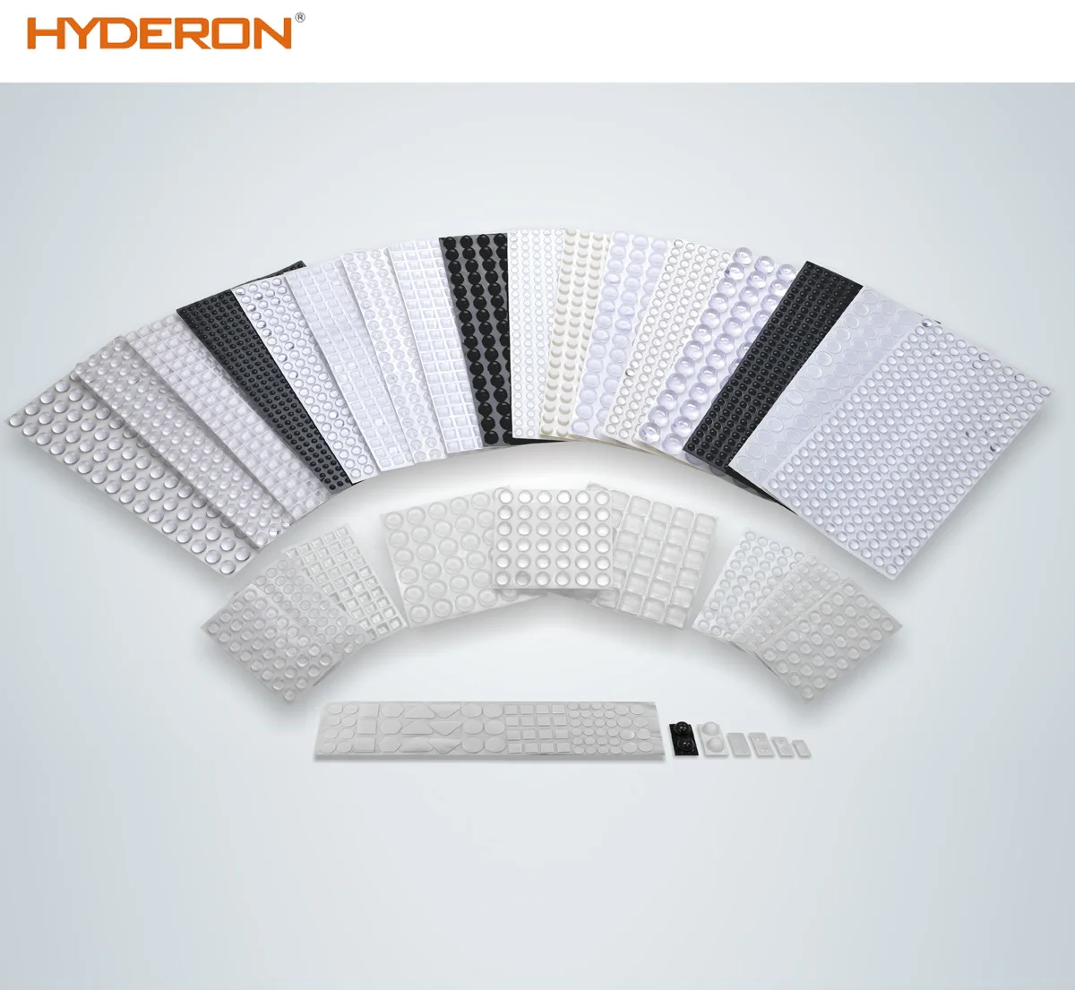 Multi-Series Self Adhesive Stick Furniture Door Wardrobe Protector Anti-Collision Bumper Dot Shockproof Bumper Stopper Pads