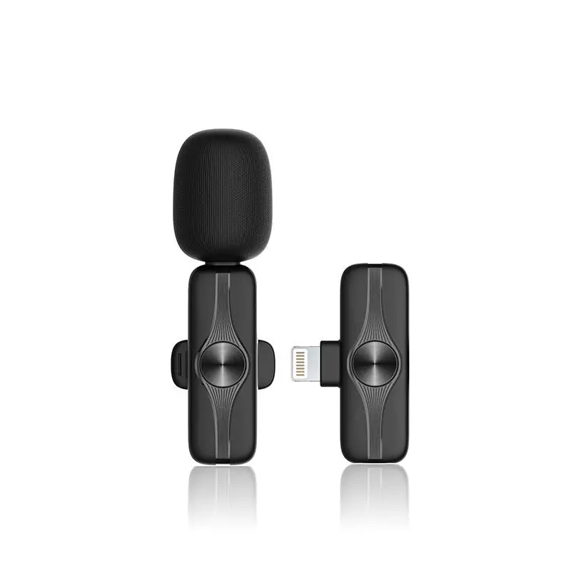 Portable Micrfono Wireless Lavalier 1 Drag 2 Professional Noise Canceling Microfone Video Recording Interview Microphone