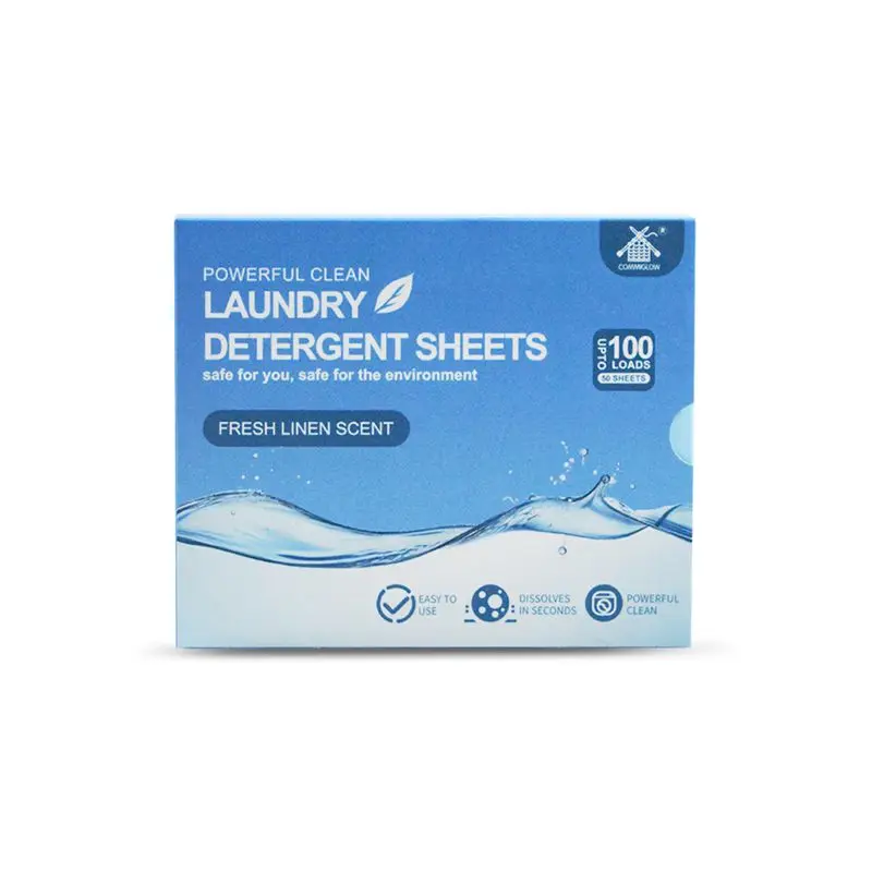 Hot products washing laundry detergent sheet for clothing washing safe biodegradable powerful concentrated cleaning