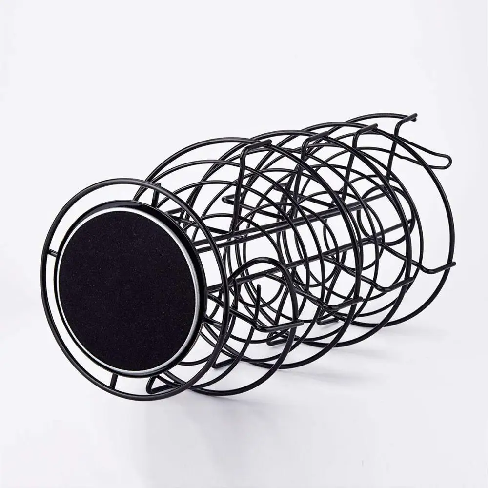 Wholesales WIDENY wholesale home kitchen Counter top iron Metal Wire round Silver Tone Egg Storage holder