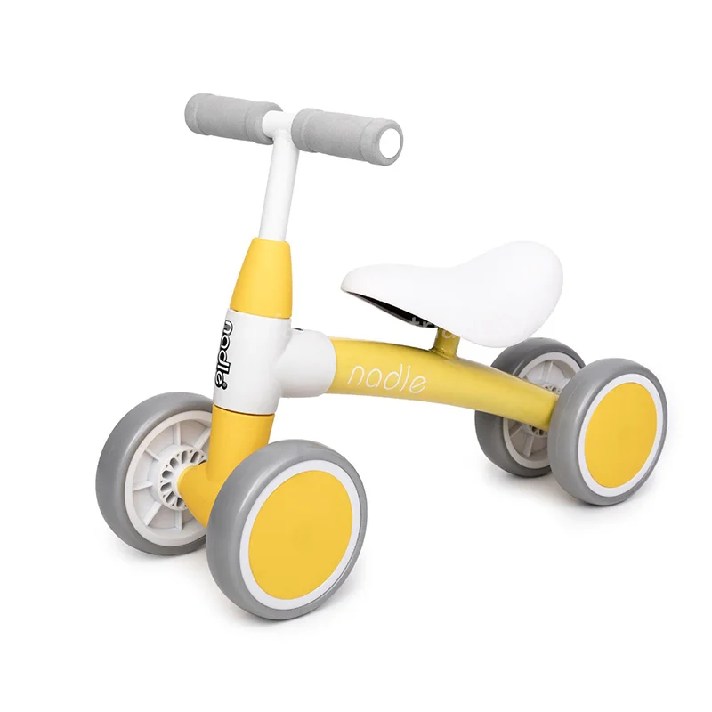 Mini balance baby kids walking bike no pedal sliding 4 wheel balance bike carbon steel ride on car outdoor sport toys for kid