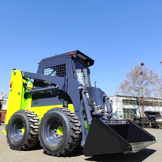 Free Shipping YHMG Mini Skid Steer Diesel Loader Cheap YH65 Wheel Loader Minicargador EPA Engine Compact Skid Steer Loader