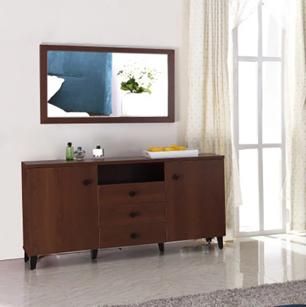 Factory Wholesale Wood Beds Bedroom Sets Home LDR001 Modern Bedroom Furniture