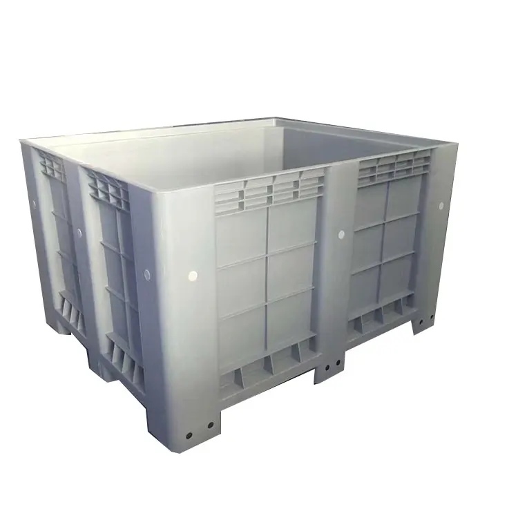 1200*1000mm Solid bulk storage container stackable large plastic pallet box