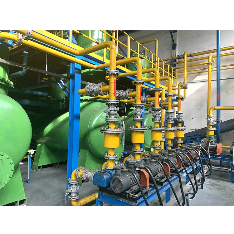 Auto Feeding Waste Plastic Pyrolysis Plant / Rubber Pyrolysis Machines To Oil