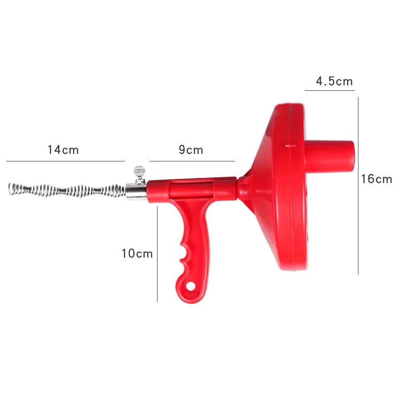 25 Ft Flexible Sink Snake Pipe Snake Drain Clog Remover Sink Shower Drain Sewer Tool Plumbing Snake Drain Auger for toilet