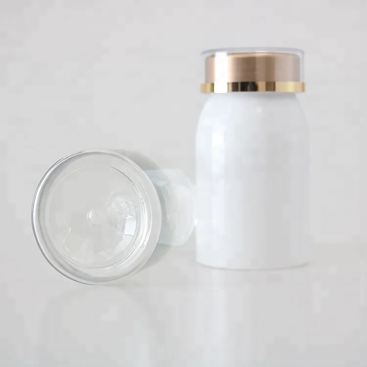 100ml open mouth Acrylic plastic health care products container medical pill bottle