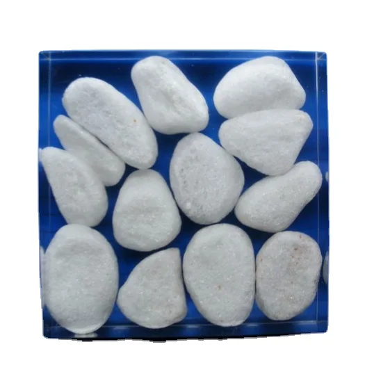 Hot sale white tumbled pebbles washed pebles piedras blancas