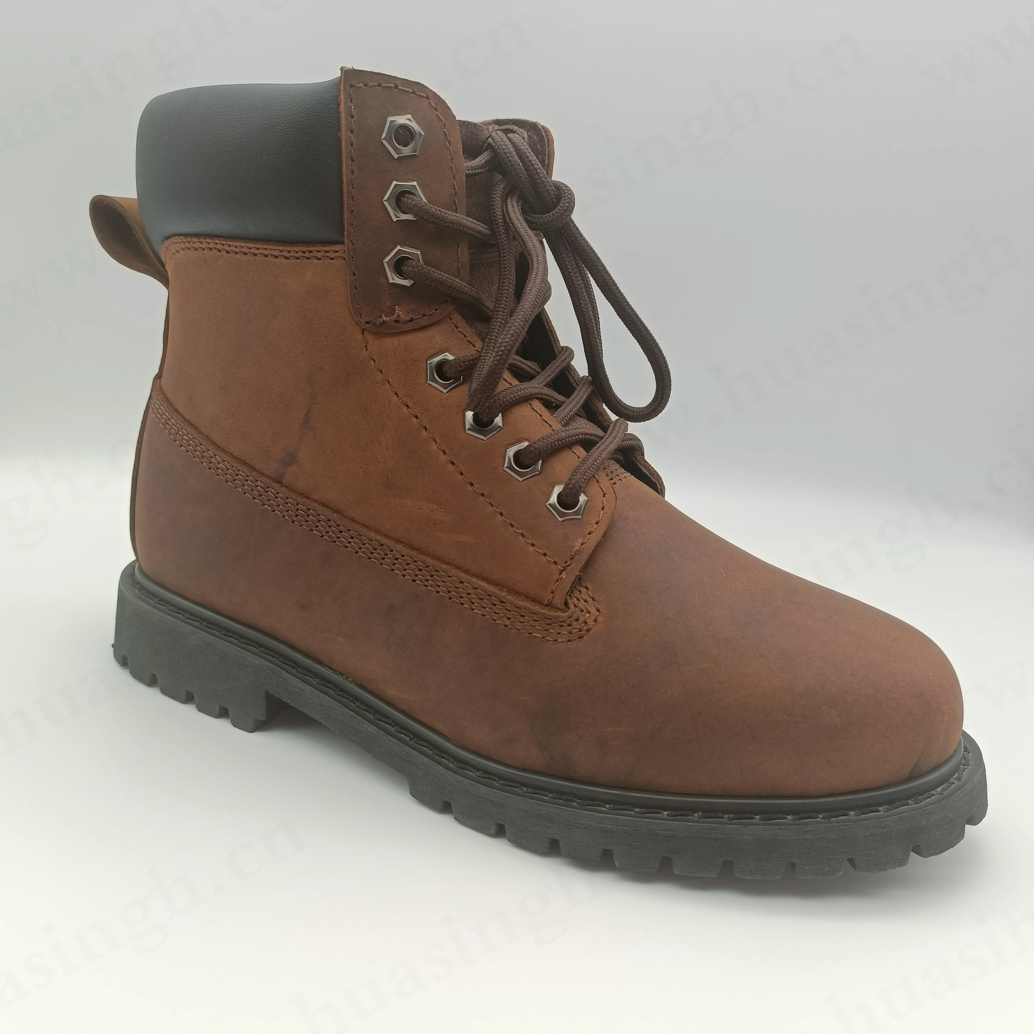 XC, nubuck polo style honey color ankle boots goodyear welt work boots for men and women HSB229