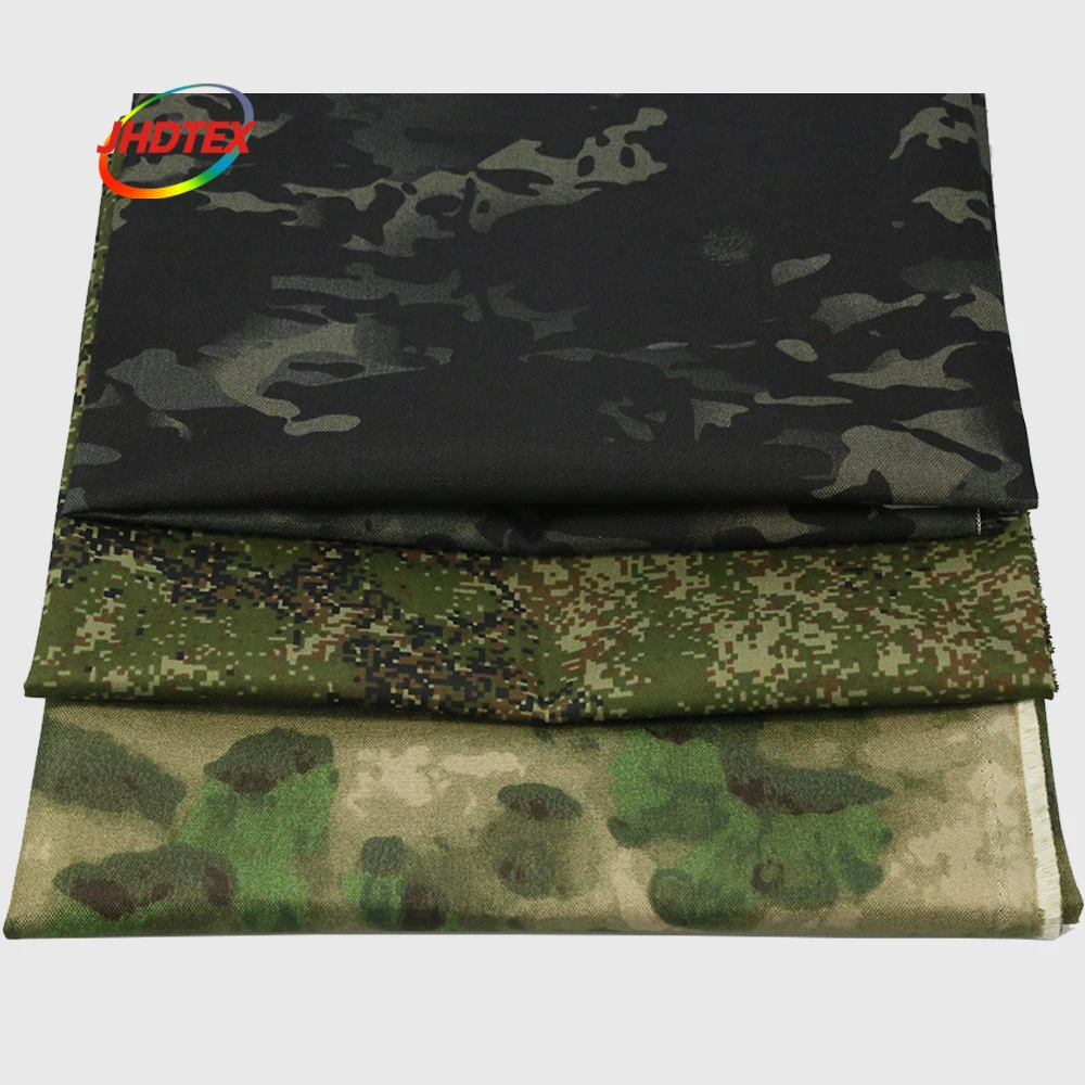 JHDTEX 500d nylon cordura woodland camouflage fabric nyco tiger stripe