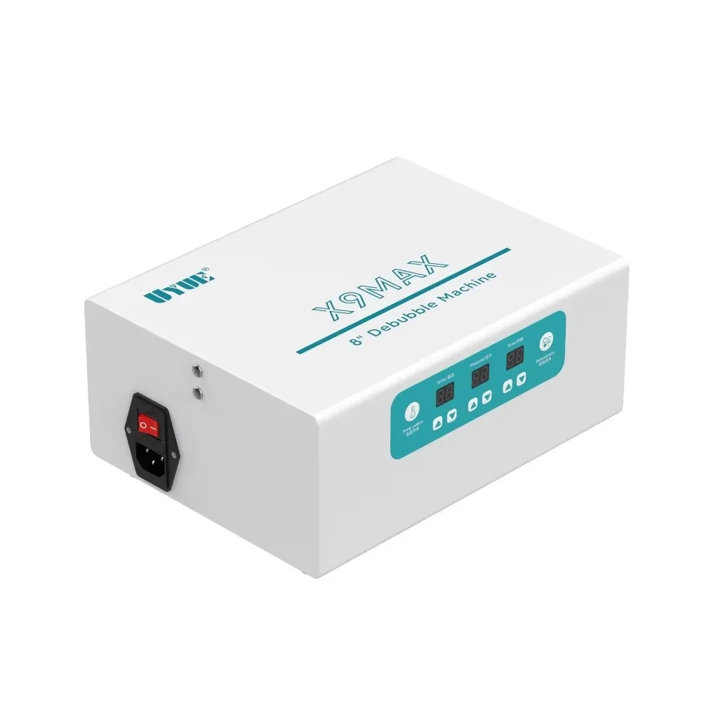 Uyue X9 MAX 8 дюймов 500 Вт мини-машина для удаления пузырьков ЖК-экран встроенный насос ремонта мобильных телефонов