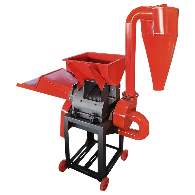 Dry And Wet Poultry Feed Forage Grinding Machine Pig Cattle And Sheep Feed Granule Grinding Machine