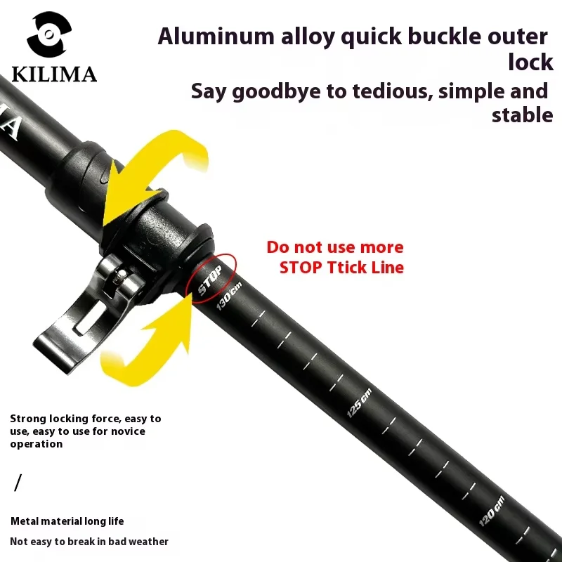 KILIMA    Aluminum Alloy Outdoor Professional Hiking Poles