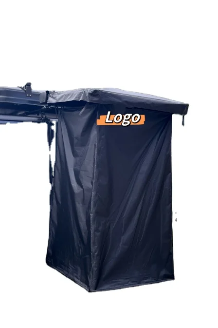 Aluminum Shell Shower Tent Car Side Privacy Emergency Tent with LED Light