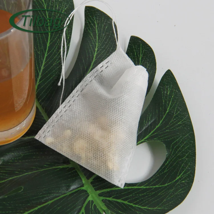 Wholesale Disposable Tea Filter Bags Drawstring Seal Empty Tea Bags For Loose Tea With String
