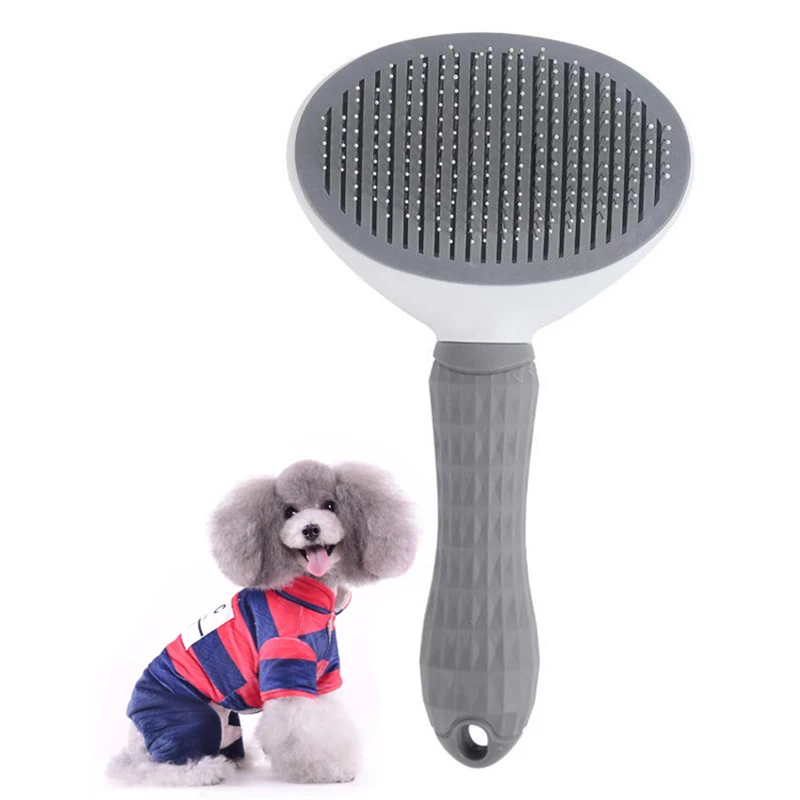 Oscar Grooming Tools Product Cat Dog Cleaning Pet Comb Pet Self Cleaning Slicker Grooming Furry Hair Dog Pet Brush
