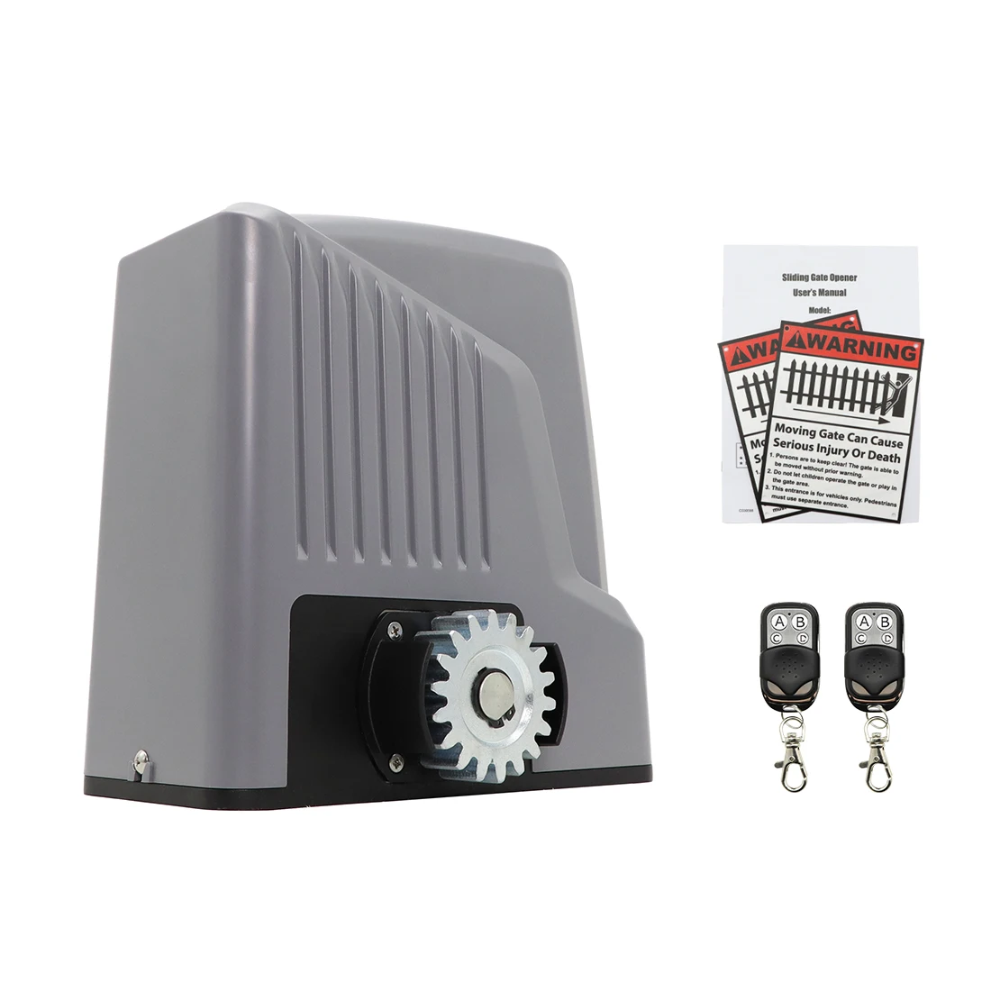 Automatic Door Operators AC 1300kg Heavy Duty Sliding Gate Opener Control Board Remote Control Gate Motor