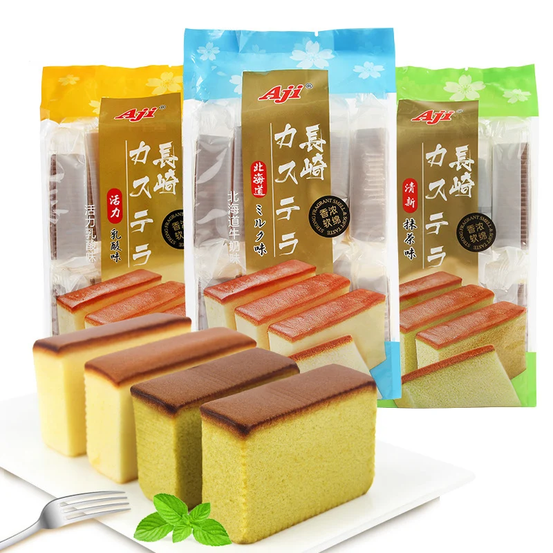 wholesale snacks Aji Hungry bread cake milk and lactic acid flavor Nagasaki cake spon cake