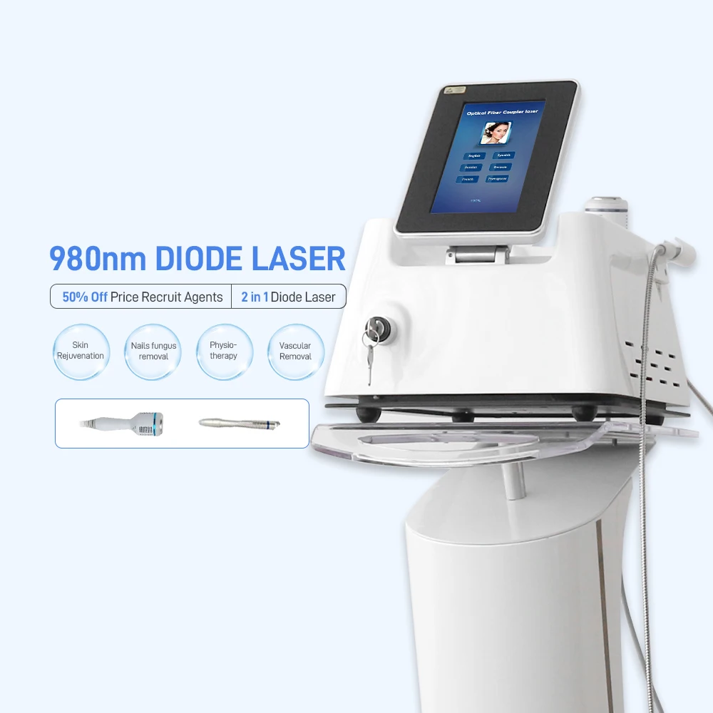 Diode Laser 980 nm Onychomycosis Laser Machine For Fungal Toenails Onicomicosis Nail Fungus Treatment
