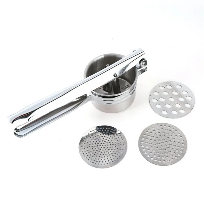 High quality fruit and vegetable tools stainless steel potato ricer/pototo masher