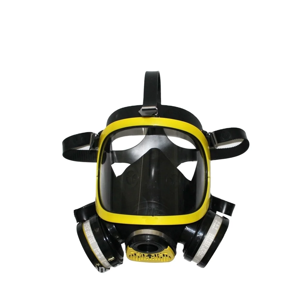 Пользовательские Высокое качество силиконовая полная маска для лица оптовая продажа противохимическая ядерная противопожарная противогаз